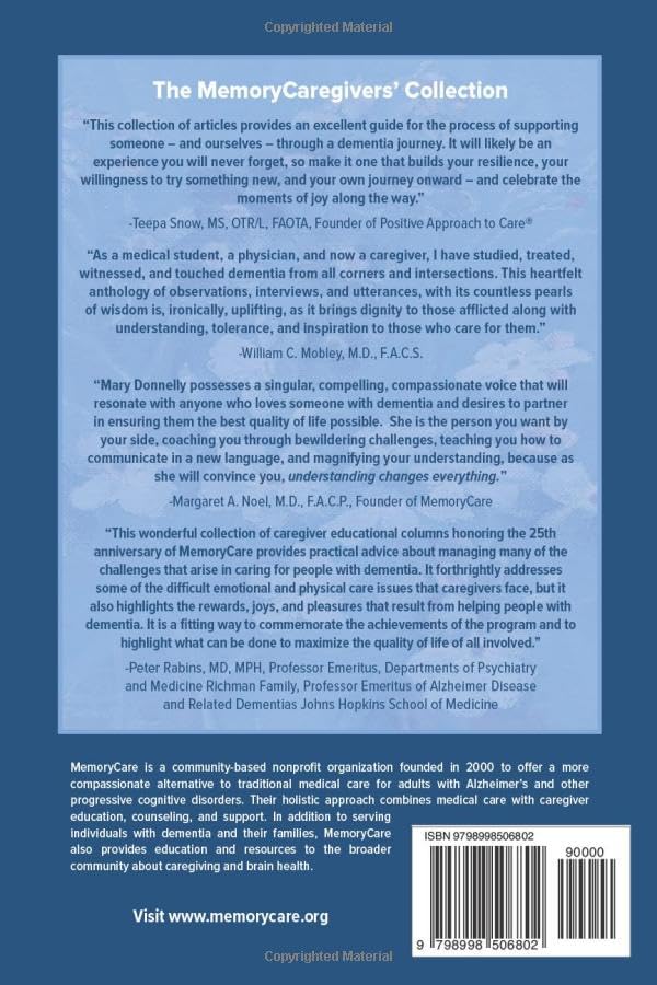 The MemoryCaregivers Collection - Back Cover